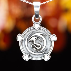 The Warden — Platinum Pendant